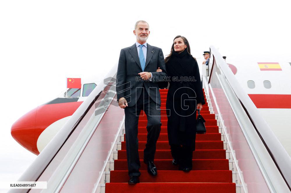King And Queen Of Spain Begin State Visit - China