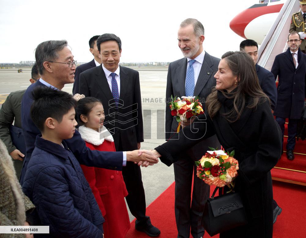 King And Queen Of Spain Begin State Visit - China