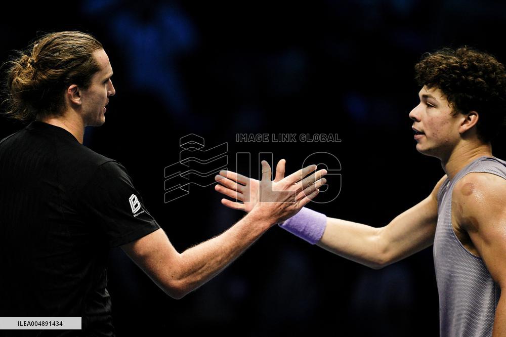 2025 Nitto ATP Finals -Ben Shelton v Alexander Zverev - Torino