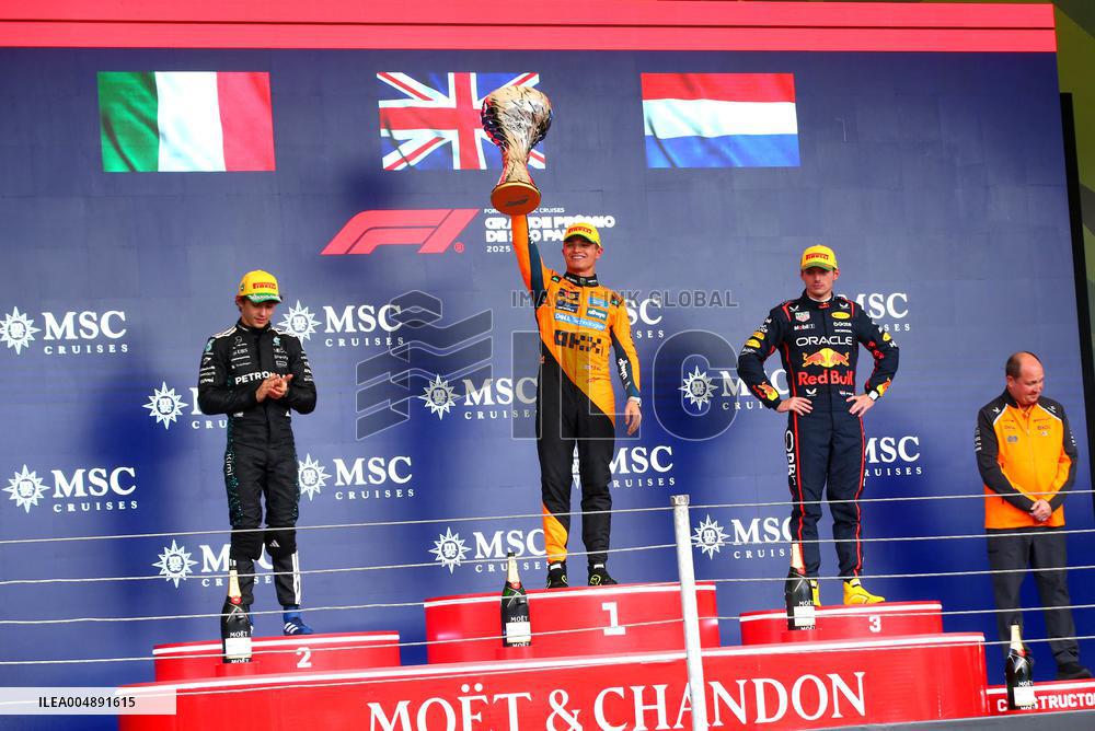 Formula 1 MSC Cruises Grande Premio de Sao Paulo 2025 - Podium