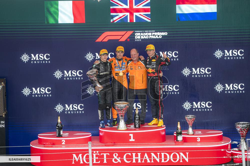Formula 1 MSC Cruises Grande Premio de Sao Paulo 2025 - Podium