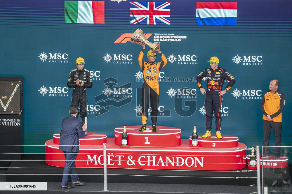 Formula 1 MSC Cruises Grande Premio de Sao Paulo 2025 - Podium