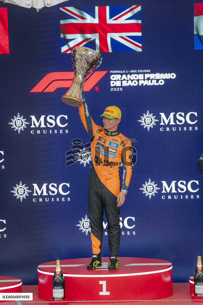 Formula 1 MSC Cruises Grande Premio de Sao Paulo 2025 - Podium