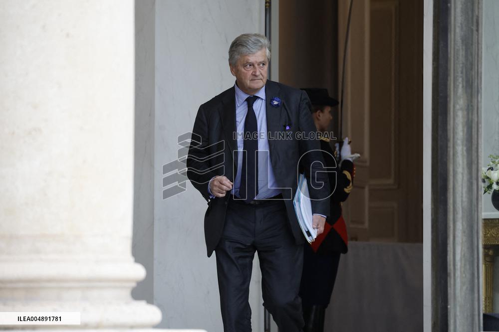 French Weekly Cabinet meeting in Paris - France