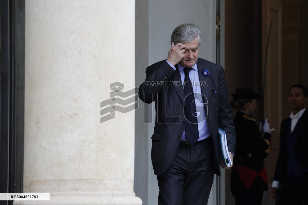 French Weekly Cabinet meeting in Paris - France