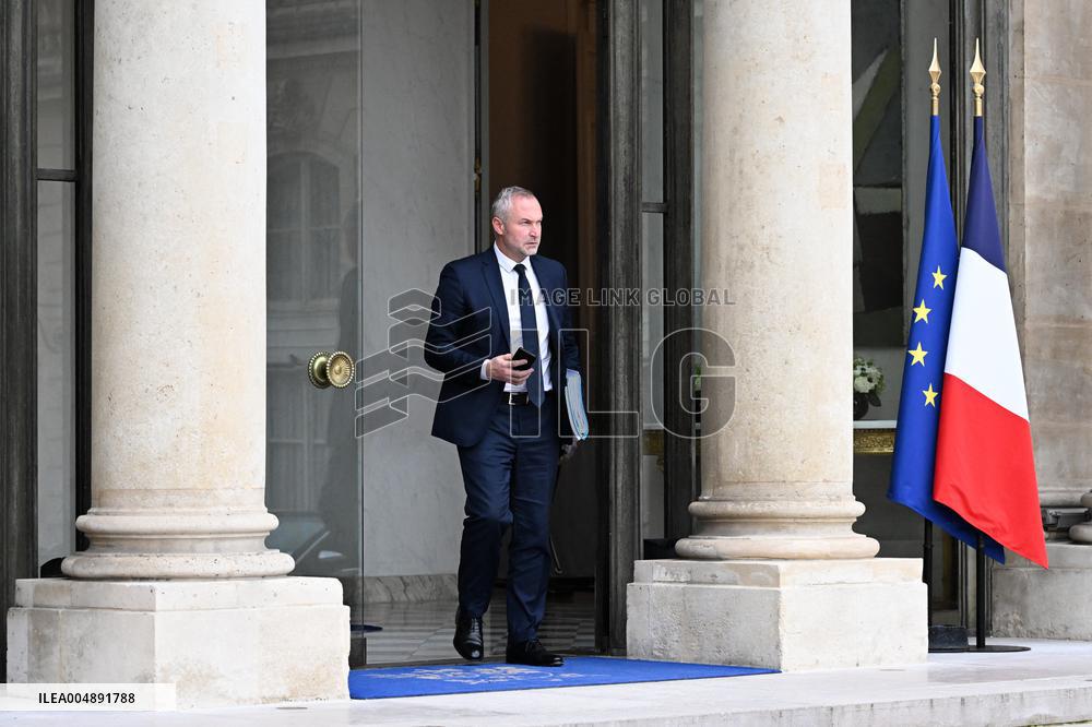 French Weekly Cabinet Meeting - Paris