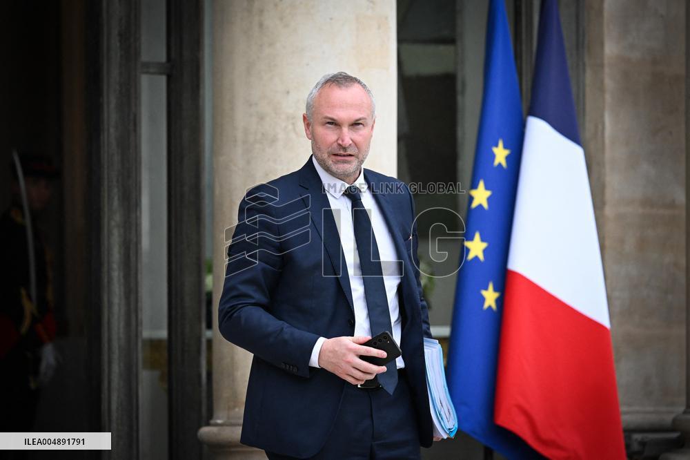French Weekly Cabinet Meeting - Paris