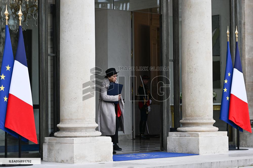 French Weekly Cabinet Meeting - Paris