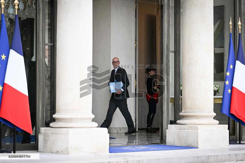 French Weekly Cabinet Meeting - Paris