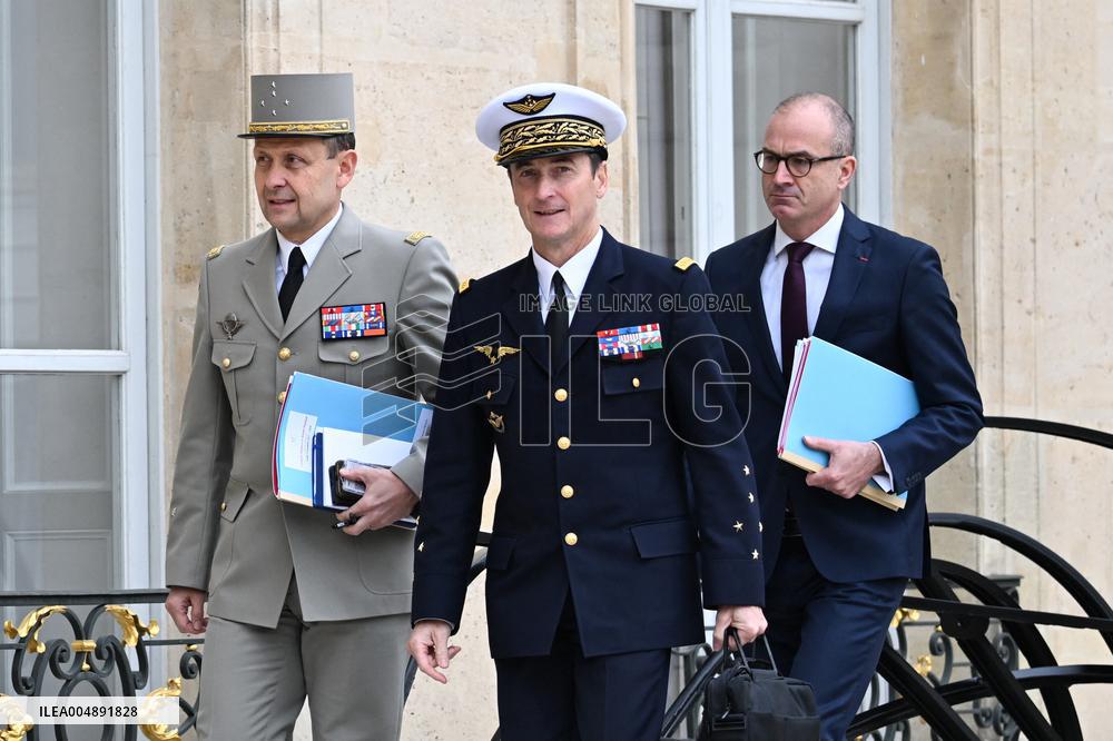 French Weekly Cabinet Meeting - Paris