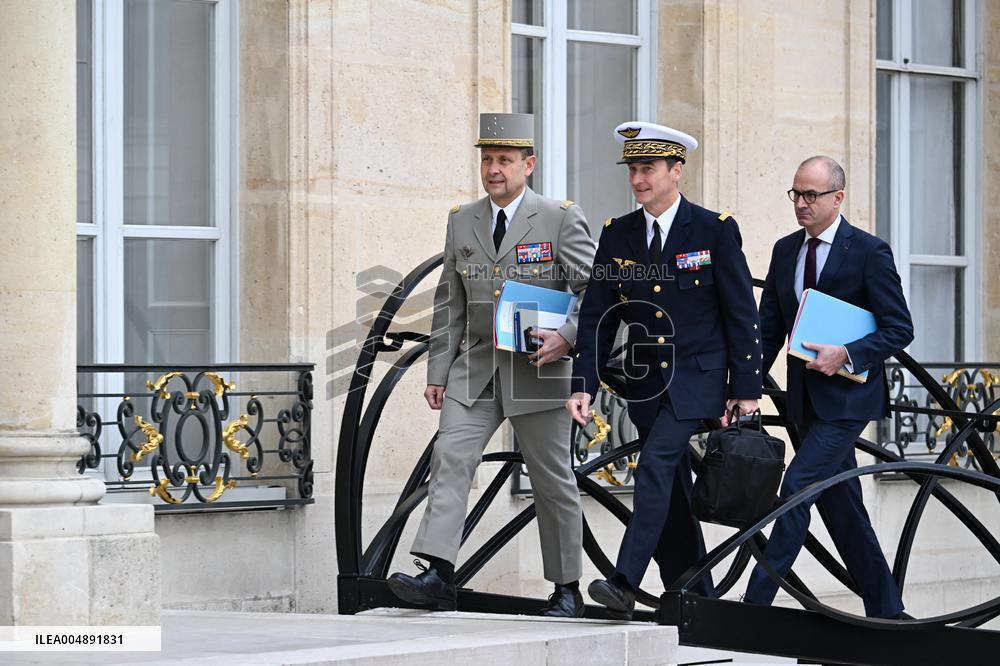 French Weekly Cabinet Meeting - Paris