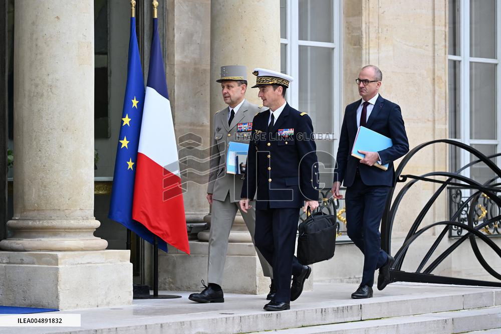 French Weekly Cabinet Meeting - Paris