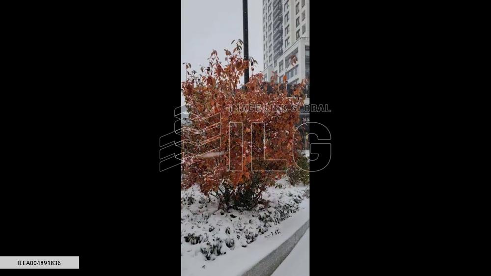 Canada: Early-Season Snow Blankets Toronto, Southern Ontario
