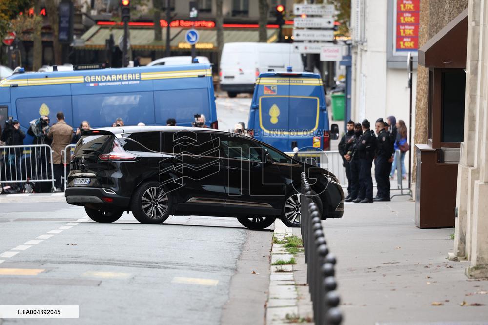 Nicolas Sarkozy Leaves Prison de la Sante - Paris