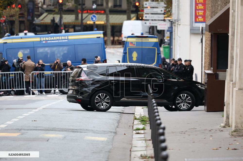 Nicolas Sarkozy Leaves Prison de la Sante - Paris