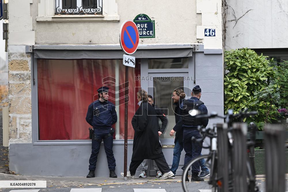 Former French President Nicolas Sarkozy Arriving At His Residence - Paris