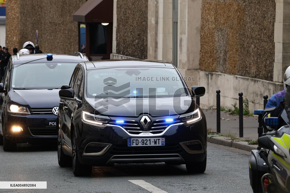 Nicolas Sarkozy Leaves Prison de la Sante - Paris