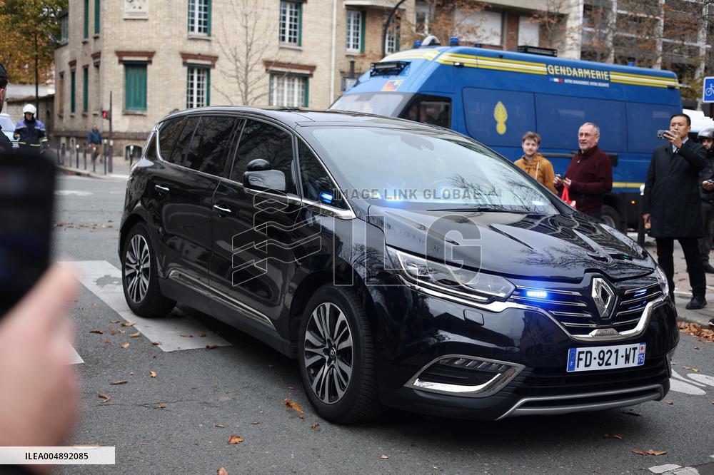Nicolas Sarkozy Leaves Prison de la Sante - Paris