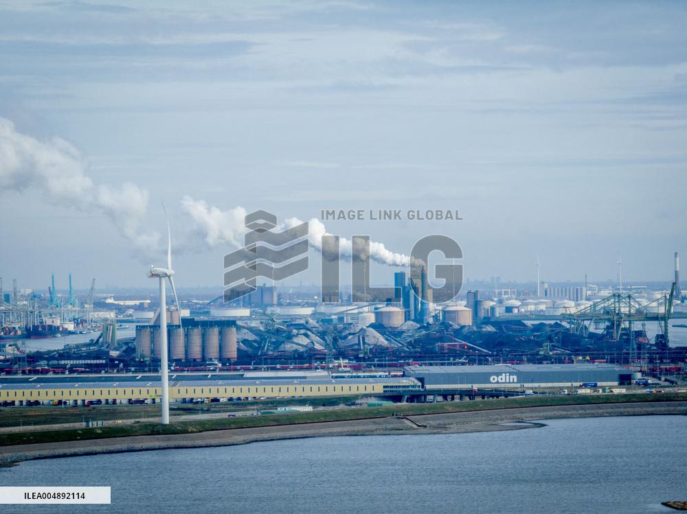 Illustration - Port of Rotterdam - Netherlands