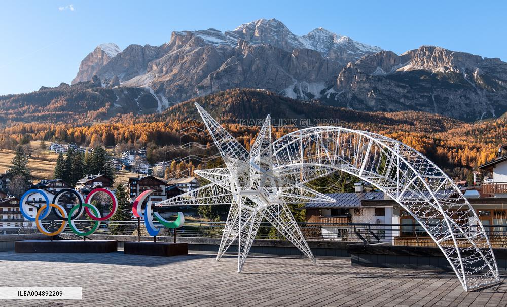 Cortina Olympic Square Sighting - Italy