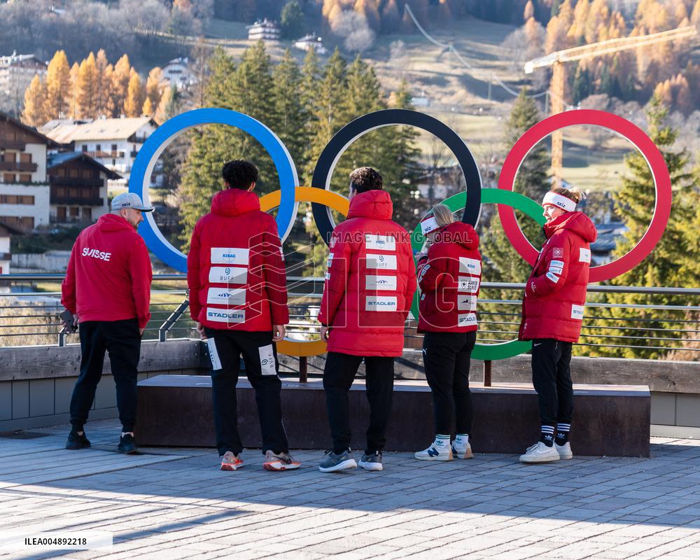 Cortina Olympic Square Sighting - Italy