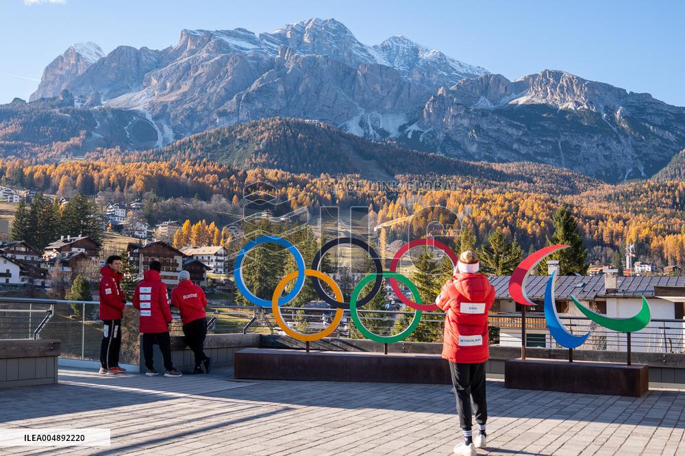 Cortina Olympic Square Sighting - Italy