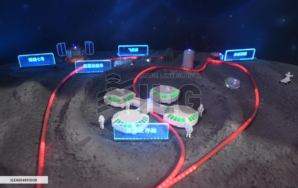 Chinese Lunar Research Station Sand Table