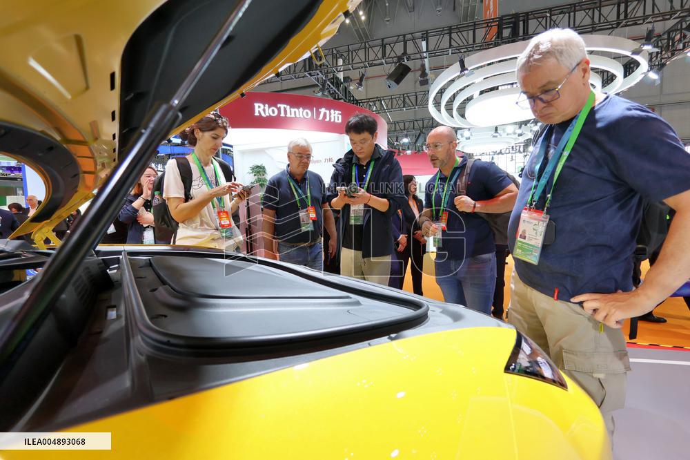 Chinese EV at 8th CIIE in Shanghai