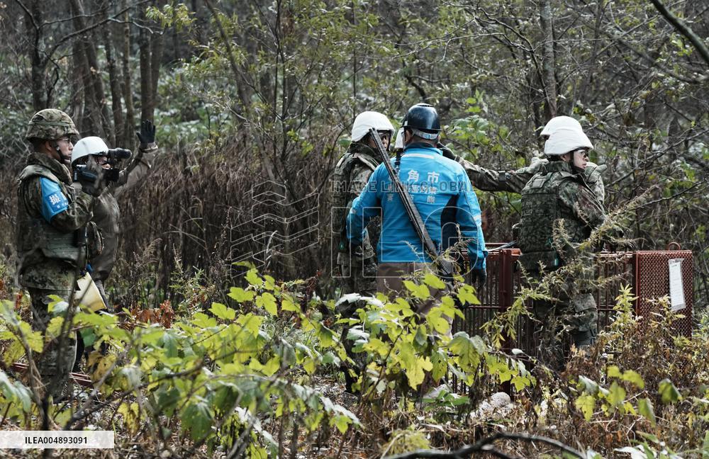 GSDF mobilized to deal with bear attacks