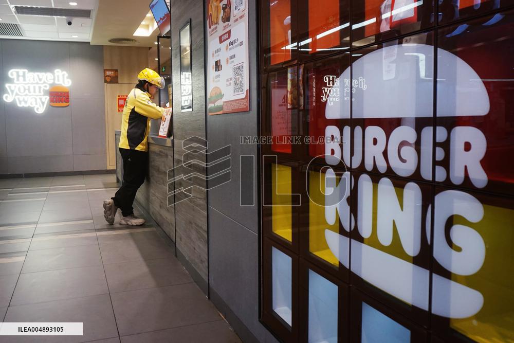 Burger King's Business in China