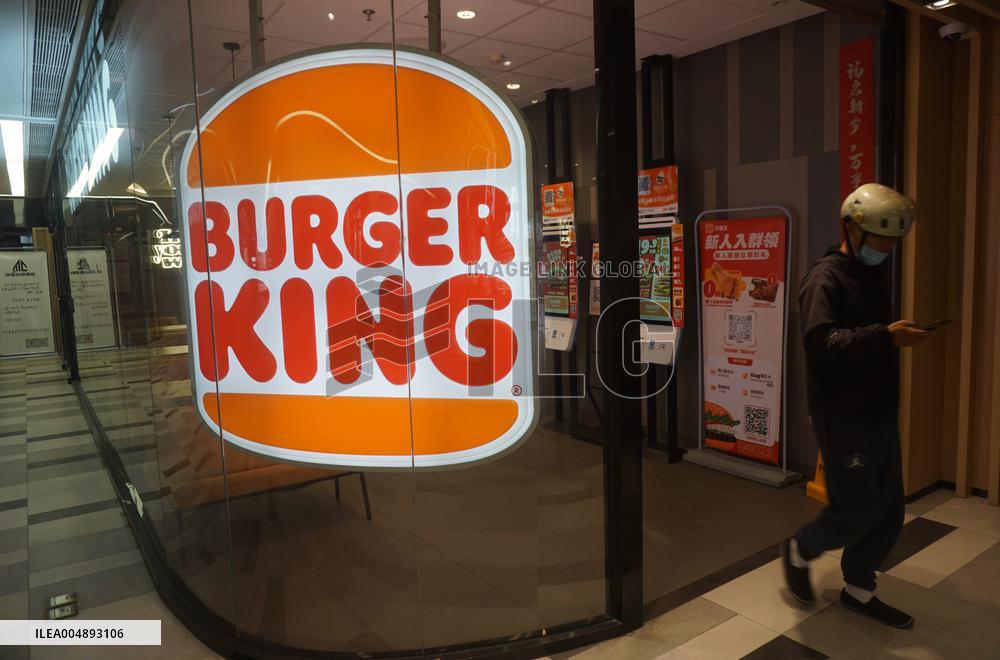Burger King's Business in China