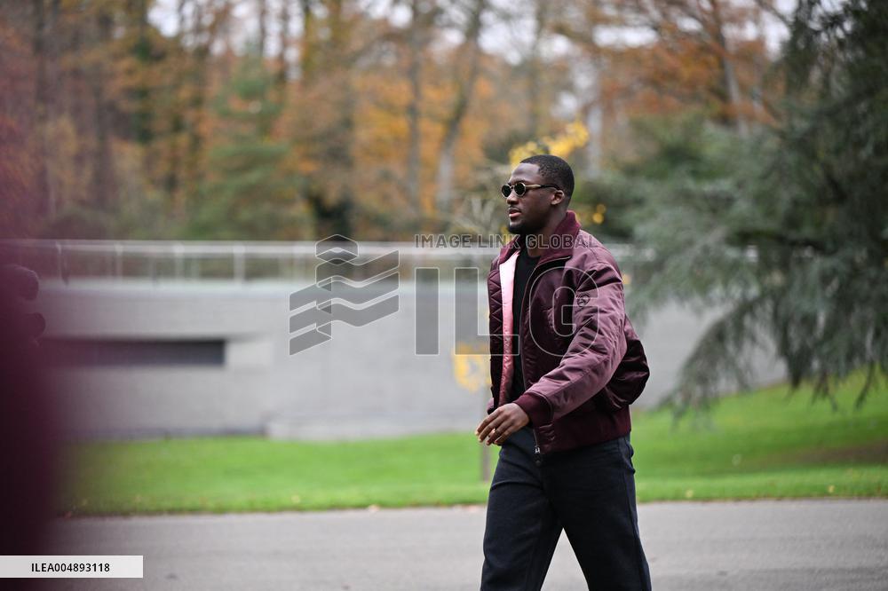 Arrival of French national team players - Clairefontaine