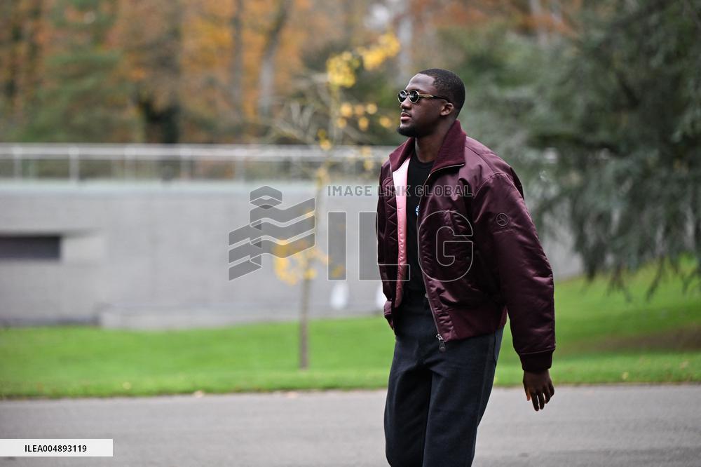 Arrival of French national team players - Clairefontaine