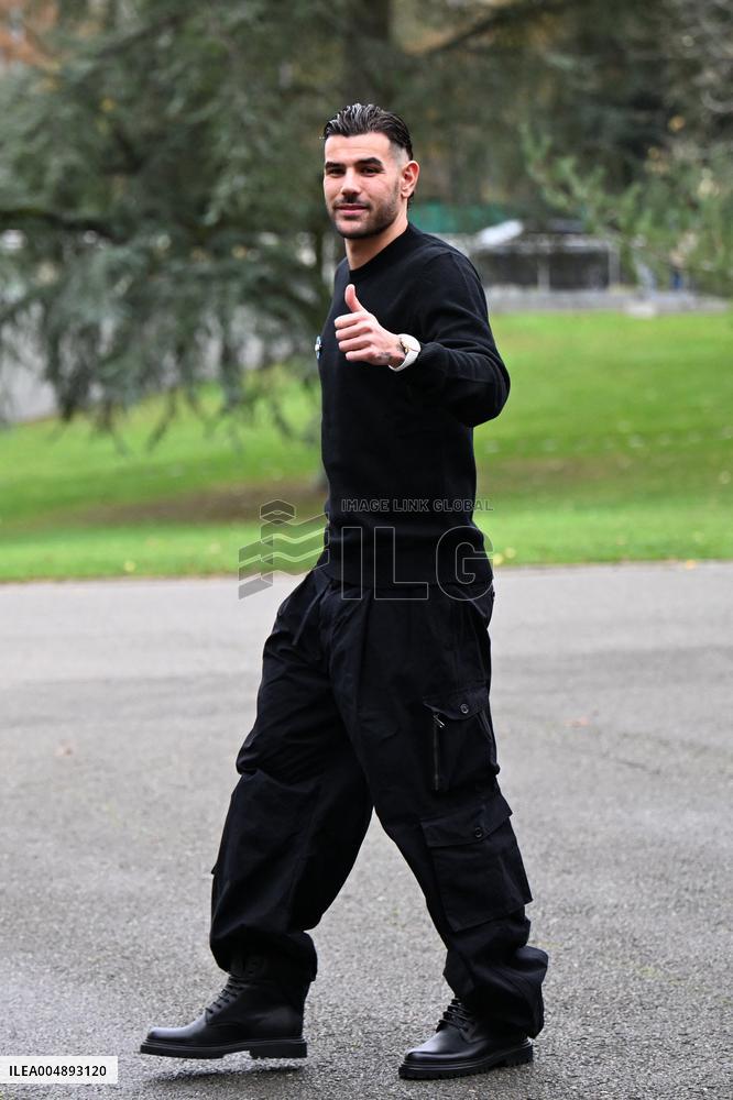Arrival of French national team players - Clairefontaine