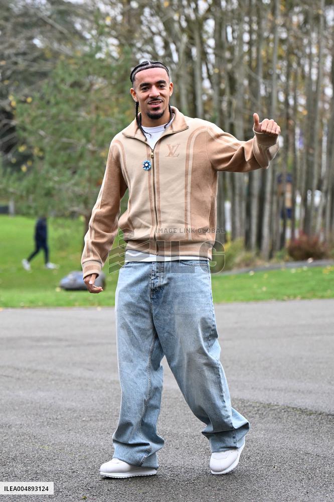 Arrival of French national team players - Clairefontaine
