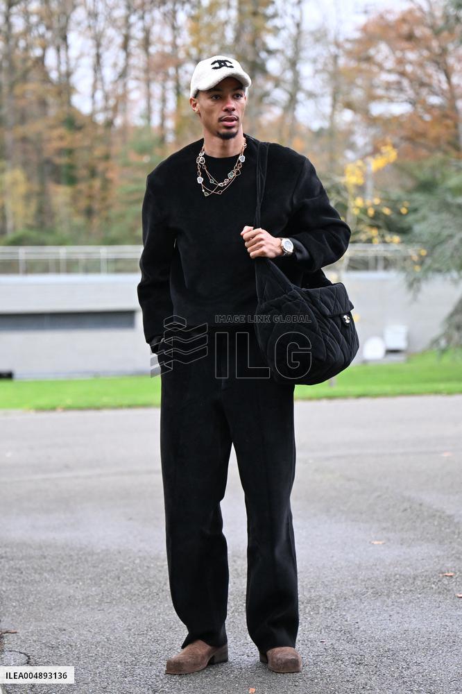 Arrival of French national team players - Clairefontaine