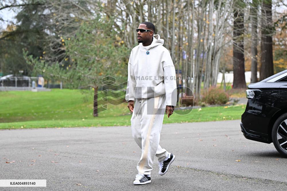 Arrival of French national team players - Clairefontaine