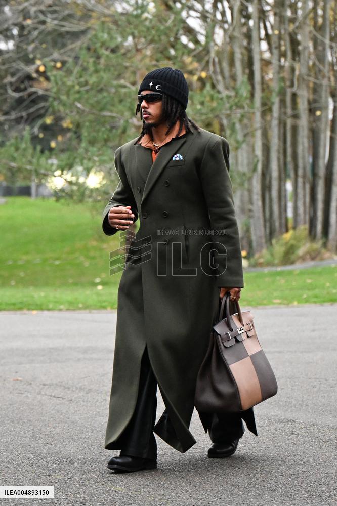 Arrival of French national team players - Clairefontaine