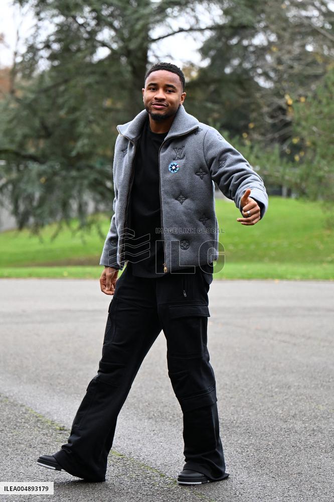 Arrival of French national team players - Clairefontaine