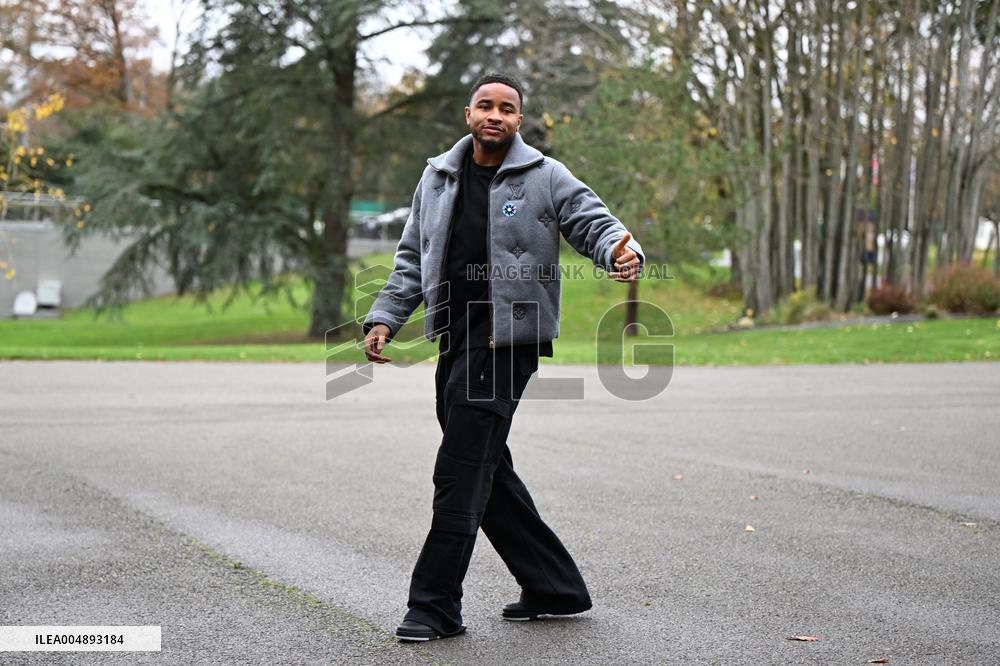 Arrival of French national team players - Clairefontaine