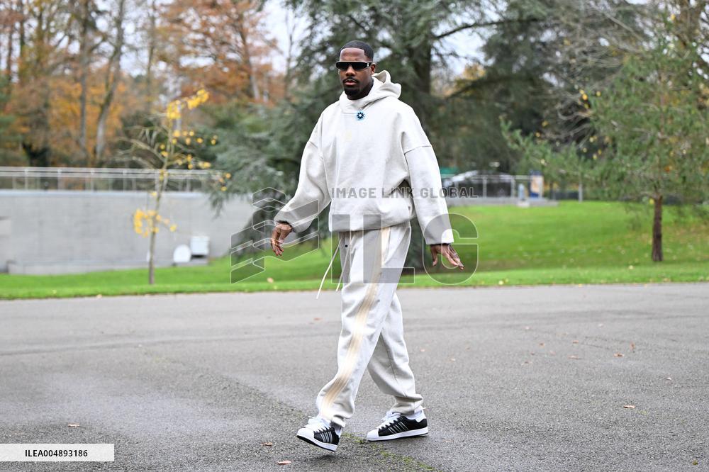 Arrival of French national team players - Clairefontaine