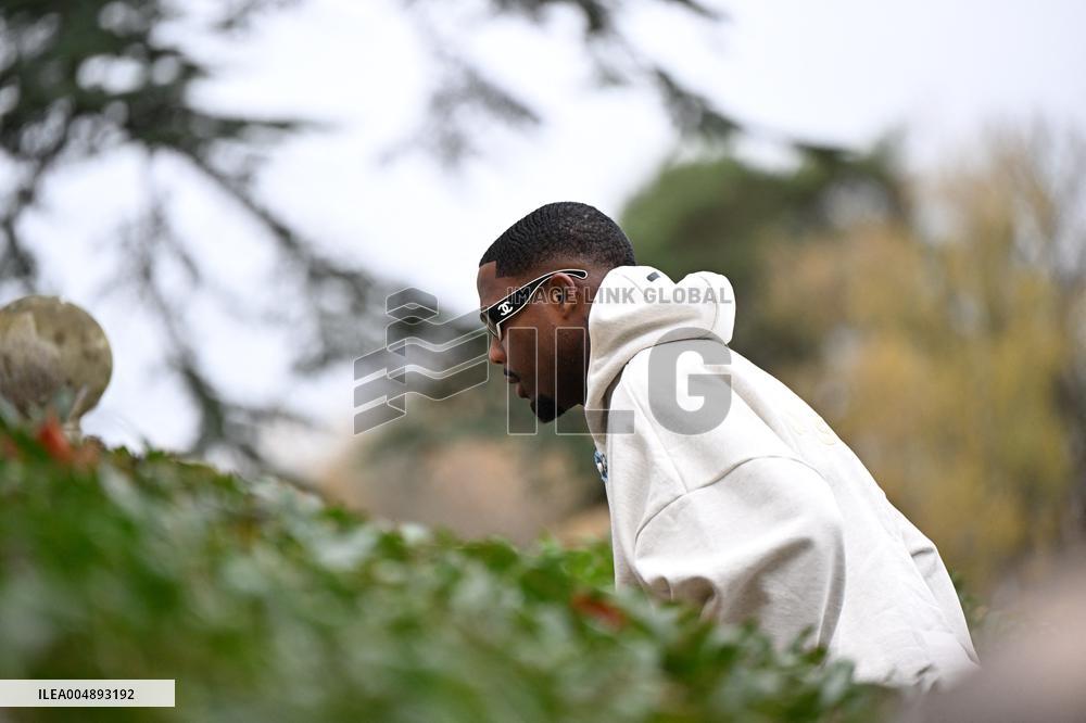 Arrival of French national team players - Clairefontaine