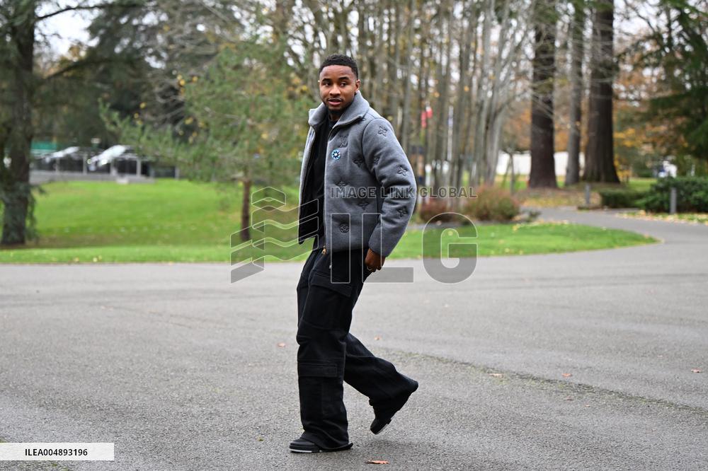 Arrival of French national team players - Clairefontaine