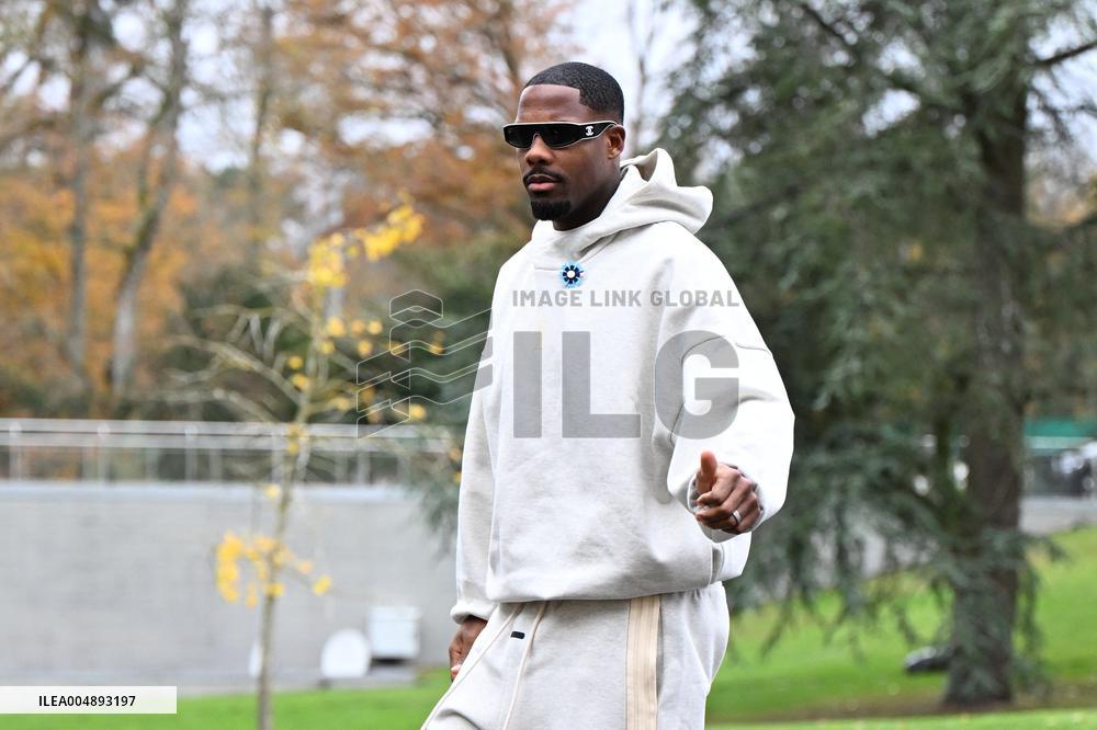 Arrival of French national team players - Clairefontaine