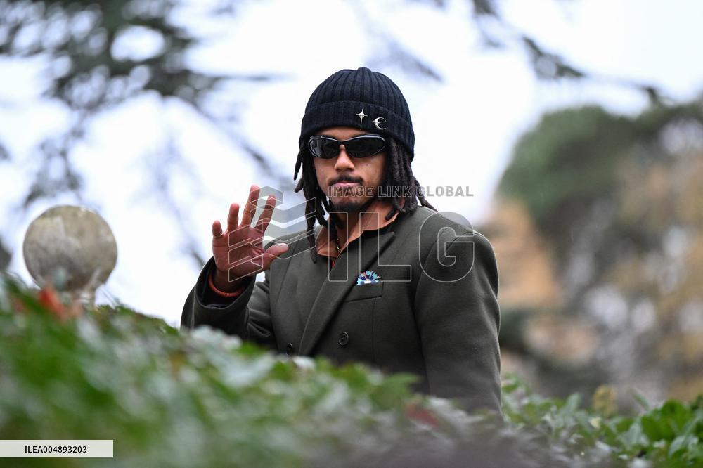 Arrival of French national team players - Clairefontaine