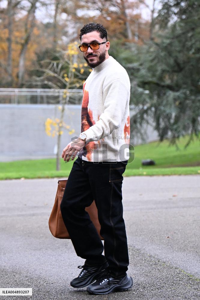Arrival of French national team players - Clairefontaine