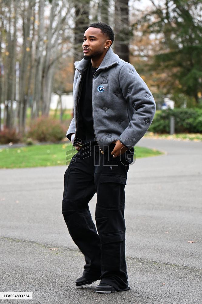 Arrival of French national team players - Clairefontaine