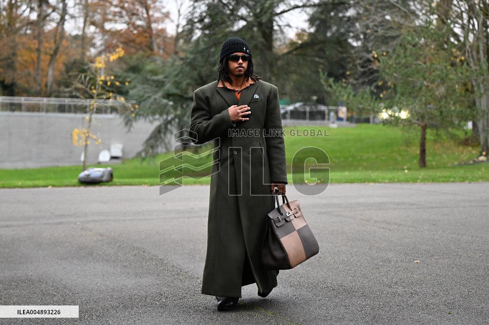 Arrival of French national team players - Clairefontaine