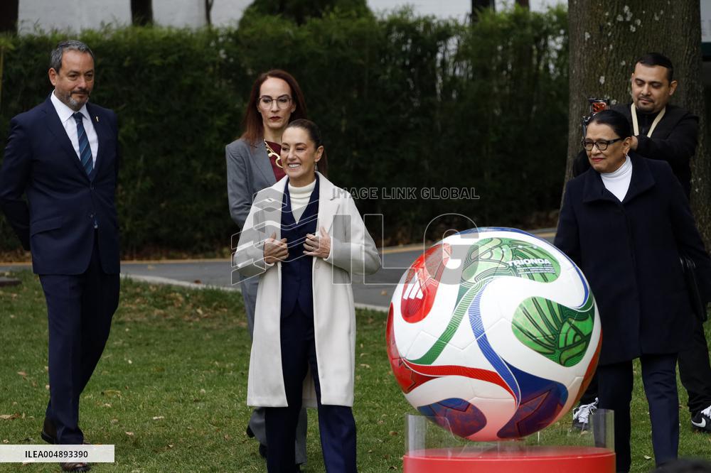 Mexico’s President Sheinbaum Pardo presents 2026 FIFA World Cup - Mexico