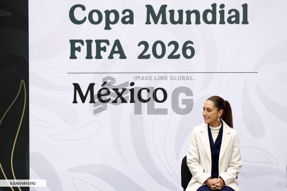 Mexico’s President Sheinbaum Pardo presents 2026 FIFA World Cup - Mexico